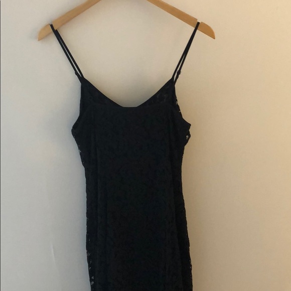 Michael Kors black lace eyelet A-like midi dress - Picture 4 of 4
